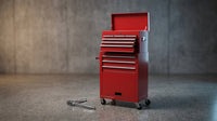 13 In. High Capacity Rolling Side Tool Cabinets Chest with Wheels and Drawers, 8-Drawer Tool Storage Cabinet — Lifestyle