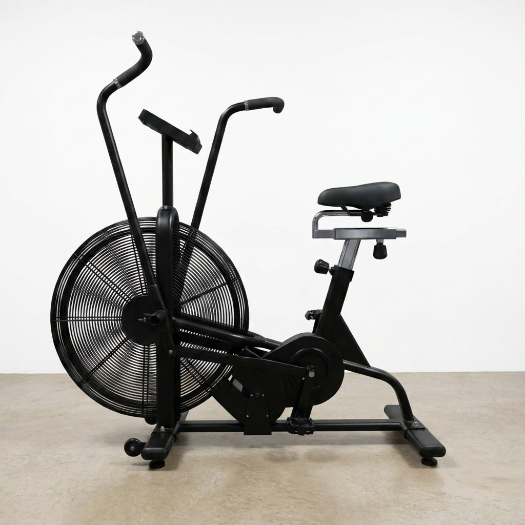 Home Gym Fitness Equipment Commercial Cardio Training Machine Exercise Bikes Air Bike — Studio Shot
