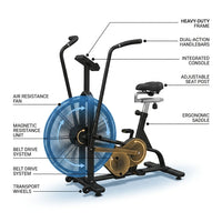 Home Gym Fitness Equipment Commercial Cardio Training Machine Exercise Bikes Air Bike — How It Works