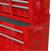 13 In. High Capacity Rolling Side Tool Cabinets Chest with Wheels and Drawers, 8-Drawer Tool Storage Cabinet